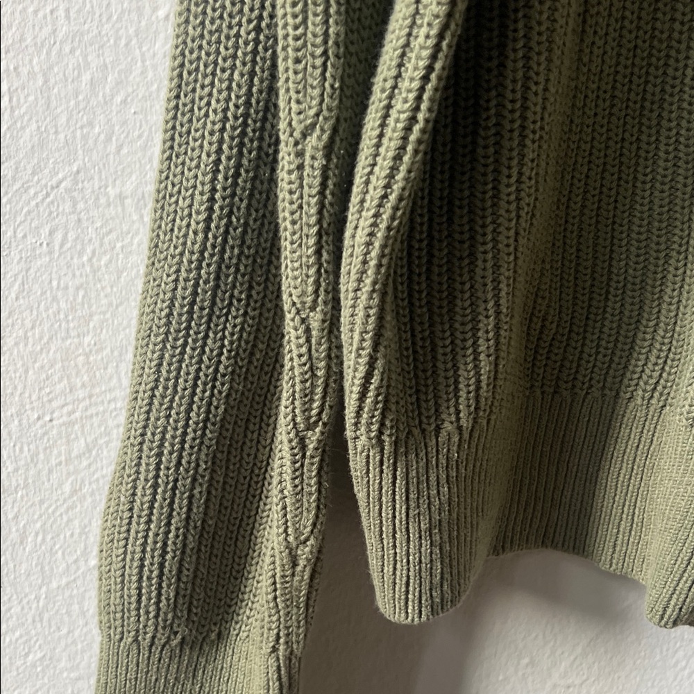 Old Navy Olive Cardigan Sweater - Picture 4 of 6
